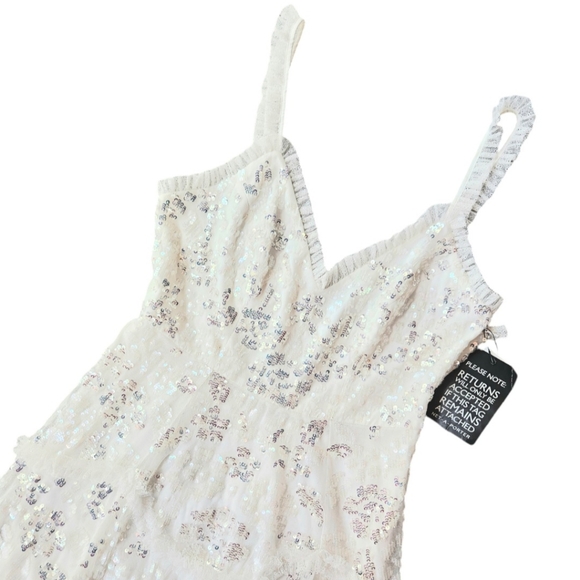 Needle & Thread Tiered Gloss Cami Gown - Picture 4 of 17